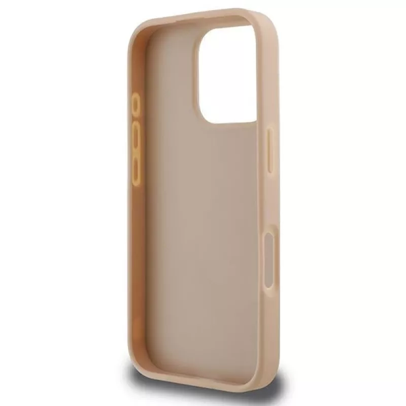 DKNY ruitpatroon & bedrukte strepen iPhone 16 Pro hoesje - roze