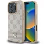 DKNY ruitpatroon & bedrukte strepen iPhone 16 Pro hoesje - roze