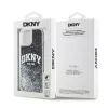DKNY Liquid Glitter Big Logo iPhone 14/15/13 Hoes - Zwart