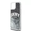 DKNY Liquid Glitter Big Logo iPhone 14/15/13 Hoes - Zwart