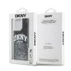 DKNY Liquid Glitter Big Logo iPhone 14 Pro Max hoesje - zwart