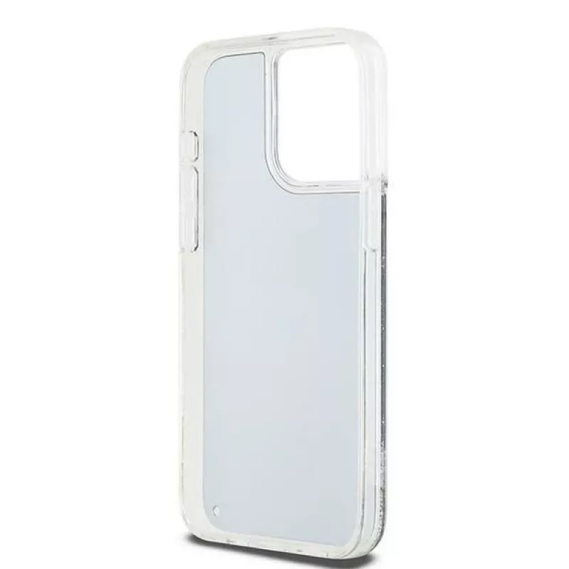 DKNY Liquid Glitter Big Logo iPhone 14 Pro Max hoesje - zwart