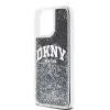 DKNY Liquid Glitter Big Logo iPhone 14 Pro Max hoesje - zwart