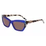 DKNY dameszonnebril DK547S5516425 - Havana acetaatmontuur, bruine gradientglazen, 55 mm