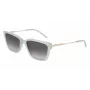DKNY dameszonnebril DK713S - bruin Havana rechthoekig montuur met bruine gradientglazen - 56 mm glasbreedte