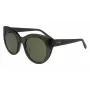 DKNY Dames zonnebril DK517S-300 Havana acetaat montuur verloop bruin polycarbonaat glazen 52mm