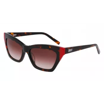 DKNY dames zonnebril DK547S-237 Havana bruin verloop 55mm