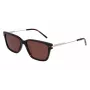 DKNY dameszonnebril DK713S5617237 havana bruin rechthoekig 56mm