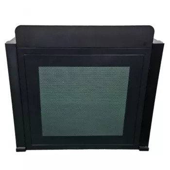 DNA PROFESSIONAL DNA DJ BOOTH MESH BK draagbare DJ-stand, zwart