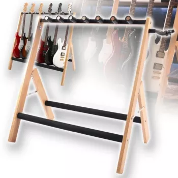DNA PROFESSIONAL DNA GS5 5-gitarenstandaard multi-gitarenstandaard zwart