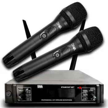 DNA PROFESSIONAL DNA STAGE BAT SET draadloos systeem 2x handheld microfoons