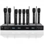 DNA RV-8 Draadloos microfoonsysteem 8x dynamische handmicrofoons UHF