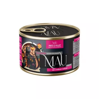 DOLINA NOTECI MAU paté en filet sterilised gans met konijn en frambozen - natvoer voor katten - 185g