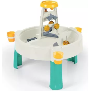 DOLU 2-in-1 water- en zandspeltafel wit groen (2670)