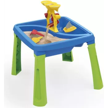 DOLU 3-in-1 zand- en water-creatieve tafel blauw groen (3077)
