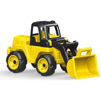 DOLU Max Power bulldozer geel glijvoertuig (7134)