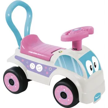 DOLU glijauto wit roze (2621)