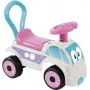 DOLU glijauto wit roze (2621)