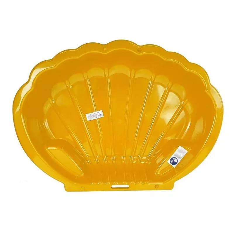 DOREX zandbak zwembad voor kinderen 2in1 schelp geel 110cm