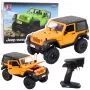 Double E RC Jeep Wrangler Rock Crawler Oranje 1:14 Op afstand bestuurbare offroad-auto