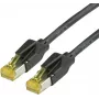 Draka Comteq Cat.6a 10m S/FTP patchkabel RJ-45 zwart