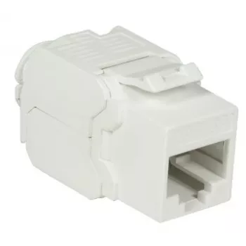 DS-IT CAT6a UTP Keystone netwerkdoos - Tool-free - wit (DS-KC-UTP6A-TL-W)