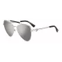 DSQUARED2 dames zonnebril D2-0093-S-10 zwart acetaat vierkant montuur grijze glazen 60/17/140 mm