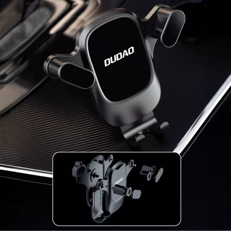 Dudao F5PRO+ telefoonhouder met zuignap - zwart