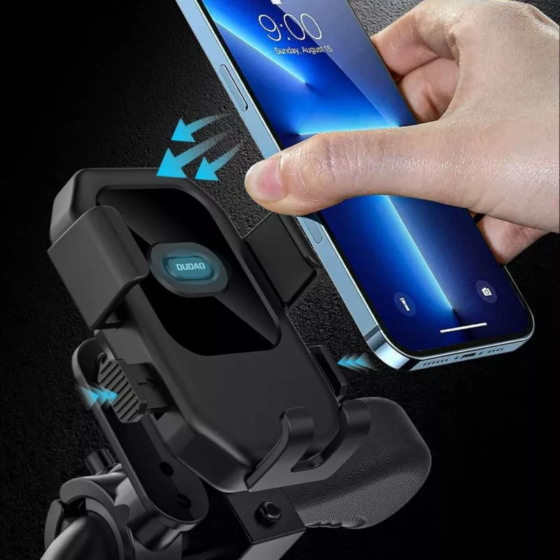 Dudao F7 houder voor fiets, motor, scooter - zwart