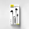 DUDAO Hi-Fi X3C+ bedrade in-ear-koptelefoon met microfoon, 1,2 m, zwart