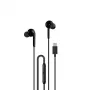 DUDAO Hi-Fi X3C+ bedrade in-ear-koptelefoon met microfoon, 1,2 m, zwart