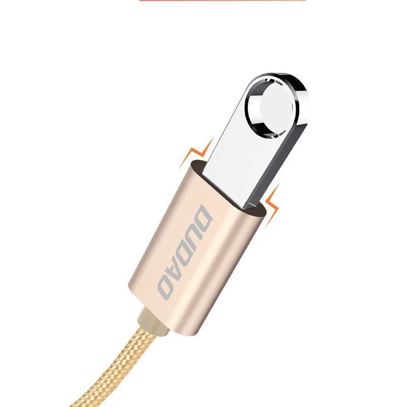 Dudao L15T OTG USB 2.0 naar USB Type-C adapterkabel, grijs, 15 cm