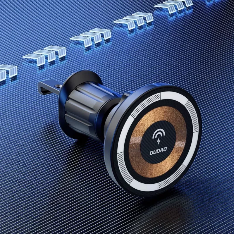 Dudao magnetische houder met MagSafe inductielader 15W voor autorooster - zwart