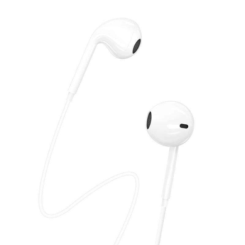 Dudao USB Type-C Connecto stereo headset nieuw ergonomisch oordopjesontwerp X3C wit
