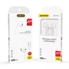 Dudao USB Type-C Connecto stereo headset nieuw ergonomisch oordopjesontwerp X3C wit