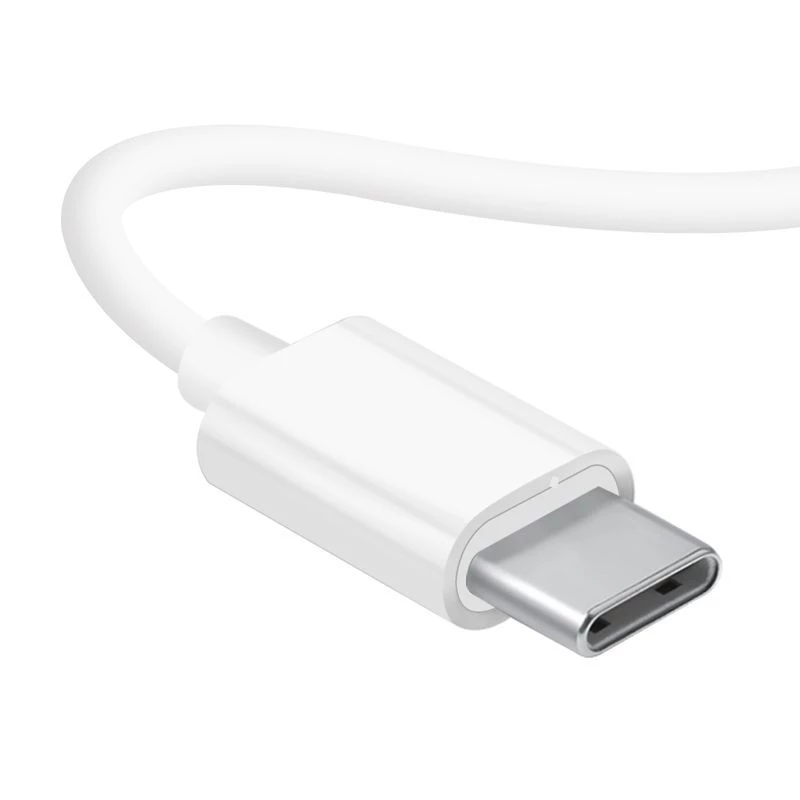 Dudao USB Type-C Connecto stereo headset nieuw ergonomisch oordopjesontwerp X3C wit