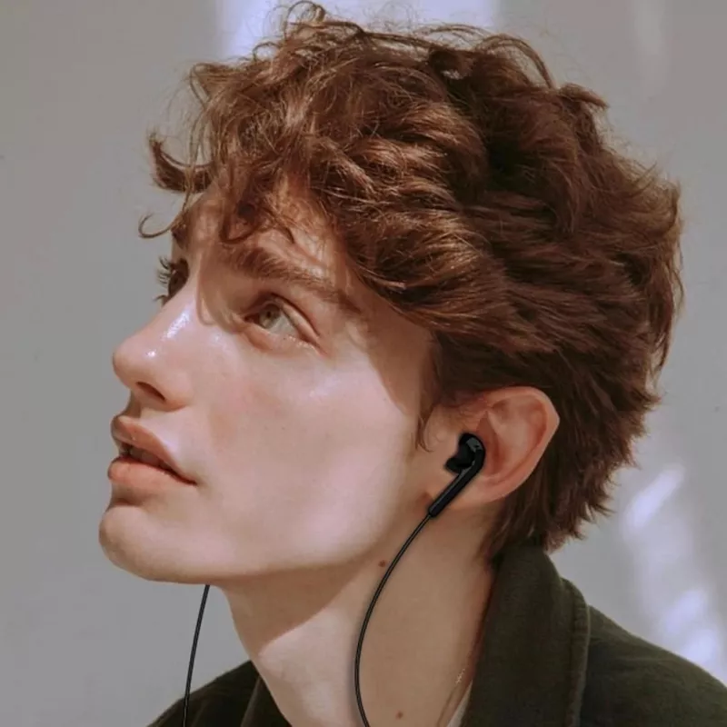 DUDAO X3C in-ear bedrade USB-C oordopjes 1,2 m - zwart