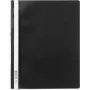 DURABLE 258001 showhefter A4+ showmap met hechtstrook, transparante voorzijde, blauwe achterzijde, 25-pack