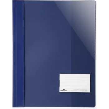 DURABLE A4+ reportmap met etiketvenster 90x57 mm, transparant, 25-pack 269007