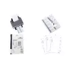 DURABLE BADGEMAKER® A6 insteekkaarten, geperforeerd, wit, 20 stuks 142002