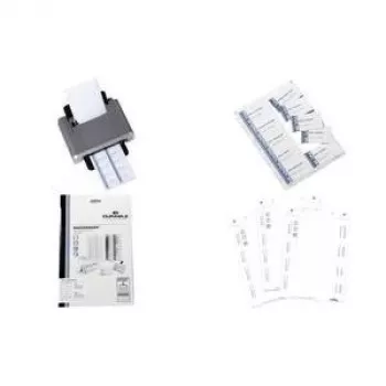 DURABLE BADGEMAKER® A6 insteekkaarten, geperforeerd, wit, 20 stuks 142002