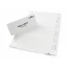 DURABLE BADGEMAKER® inleglabels 61 x 210 mm, 100 stuks, wit karton, laser/inkjet 146002