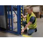 Durable C35 hoekbeschermingsprofiel, zelfklevend, 1 m, geel/zwart