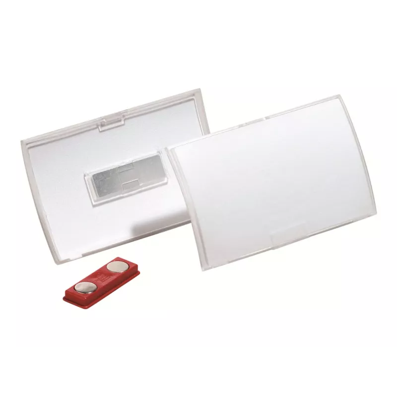 DURABLE CLICK FOLD magnetische naamkaarthouder 90x54 mm, transparant, 10-pack (821519)