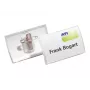 DURABLE CLICK FOLD naamkaartje 40x75 mm met combi clip, 25-pack 821119