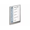 Durable Click Sign A4 Deurbordje staand, grafiet (486737)