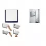 DURABLE CLICK SIGN Deurbordje 149 x 148,5 mm, donkerblauw, 486207