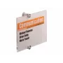 DURABLE CRYSTAL SIGN A5 liggend deurbord-set, transparant acryl, schroefmontage, 1 set 482319