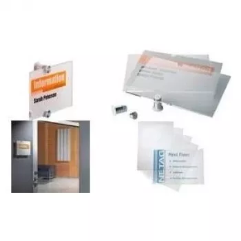 DURABLE CRYSTAL SIGN® A5 vervangfolies, 10-pack, transparant 483319
