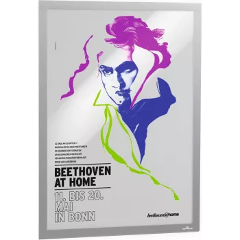 DURABLE DURAFRAME POSTER A2 zilver zelfklevend informatieframe 505323